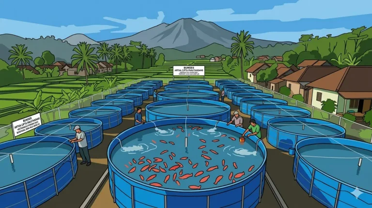 bioflok ikan nla bumdes