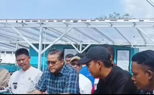 Ketahanan pangan desa ditopang kolam bioflok ikan nila BUMDes Artha Cipta Pakutandang