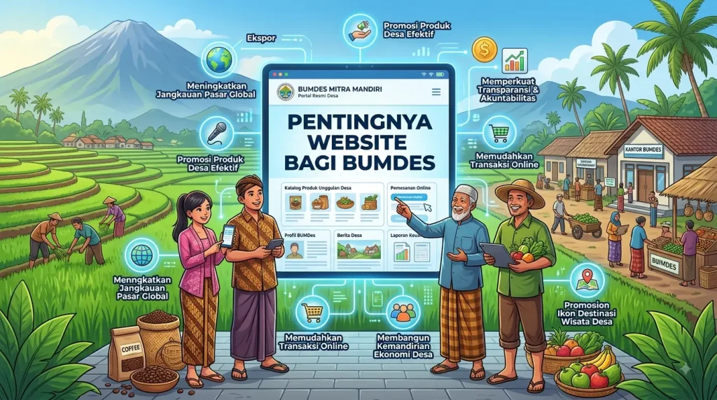 pentingnya website bagi bumdes